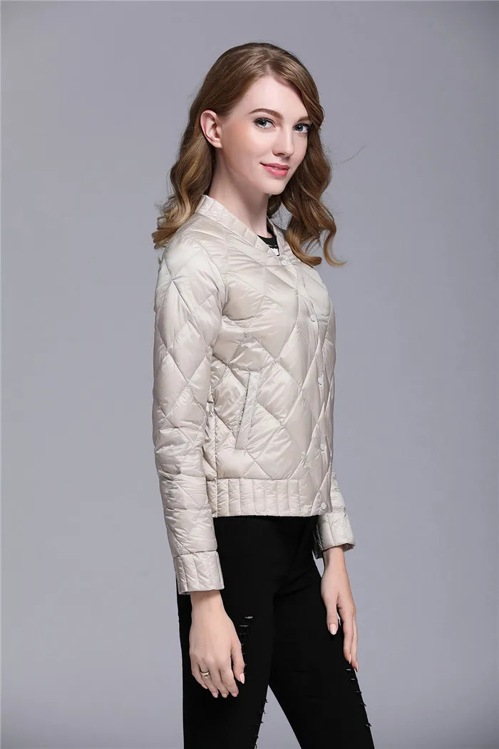 Plus Size 3XL Winter Ultra Light White Duck Down Jacket Women Warm Short Down Coats Female Slim Outerwear