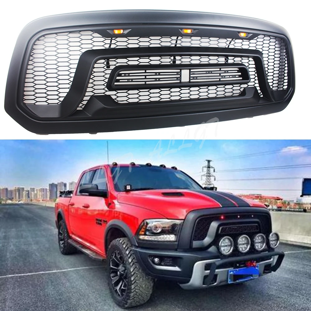 Voor Grill Rebel Stijl Kap Led Licht Bovenste Honingraat Billet