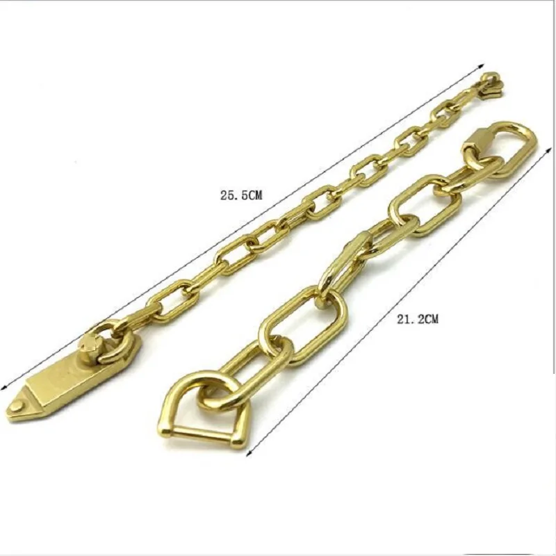 1 pieces  net red with the same chain messenger bag zinc alloy decoration matching chain hanging buckle