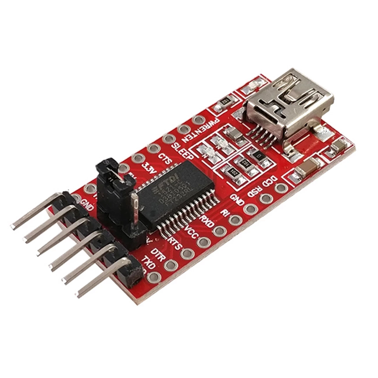 Модуль последовательного адаптера FT232RL FT232 FTDI USB 3 В 5 в TTL мини-порт 2 шт. | Игрушки и