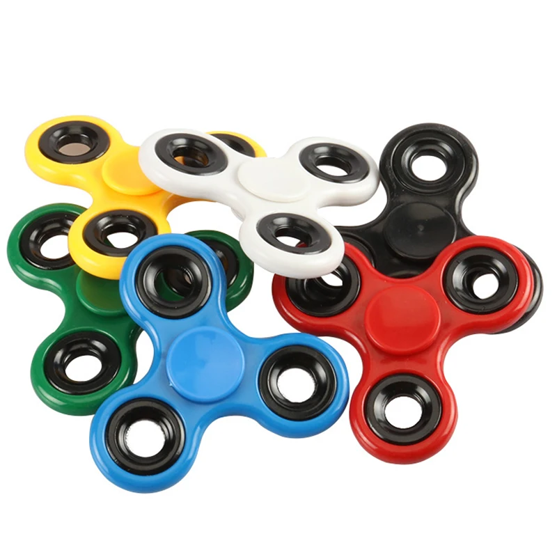 Spinner ABS Spinner EDC Spinner para el autismo Anti estrés ADHD Tri-Spinner alta calidad adultos niños divertidos juguetes