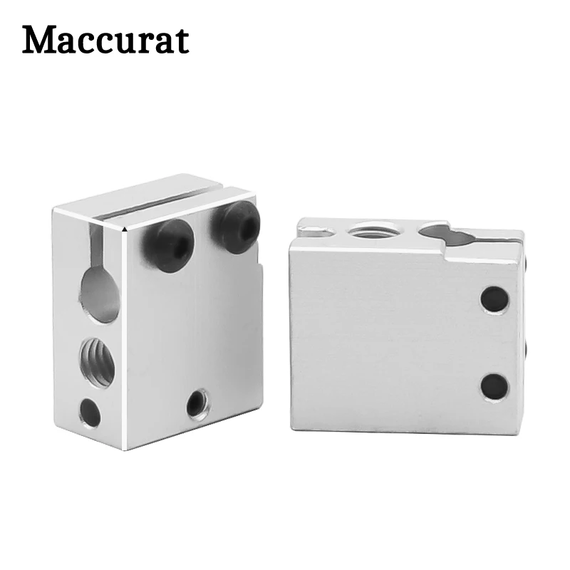 

Volcano heater block for e3D Volcano hotend Compatible pt100 sensor/Thermistor Cartrodge 3D printer upgrade kit diy i3 delta um