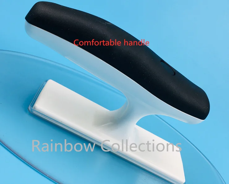 High quality 23*18cm Transparent Plastic blade plaster trowel construction concrete spatula tool for Art painting 3