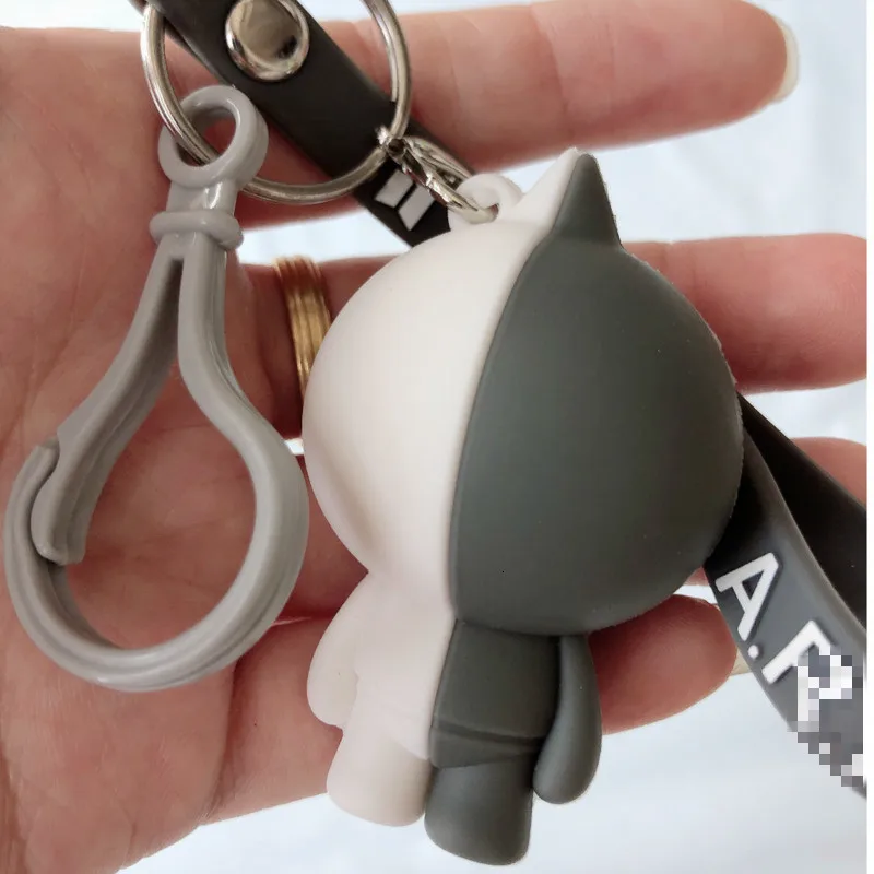 Kawaii Интересный мультфильм Животные с именем брелок игрушка сумка подвеска брелок держатель Tote сумки сырой мальчики девочки подарок multicoloro - Color: ROBOT