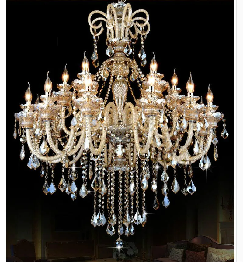 Современная хрустальная люстра Decora, Подвесная лампа, люстры для украшения кристаллов E14 D60cm, домашняя Люстра для комнаты