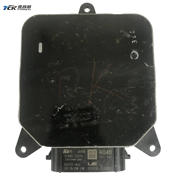1х YCK 89908-33080 89907-33070 светодиодный драйвер фары Подержанные автомобильные аксессуары 31900-7227G 31800-7227G - Цвет: R040 89908-33080