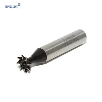 

45 Degree Premium HSS Dovetail Cutter End Mill Milling High Steel 8mm 10mm 12mm 16mm 18mm 20mm