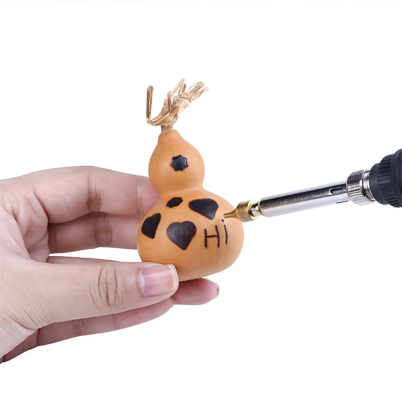 

JCD DC US/EU Rapid Heating Design Electric Wood Burning Soldering Iron Carving Pyrography Wooden Tool Sets Art Tool Welding Pen
