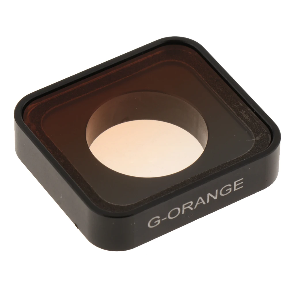 Orange HD UV фильтр объектива Защитная крышка Замена для GoPro Hero 7 5 6 - Color: Orange