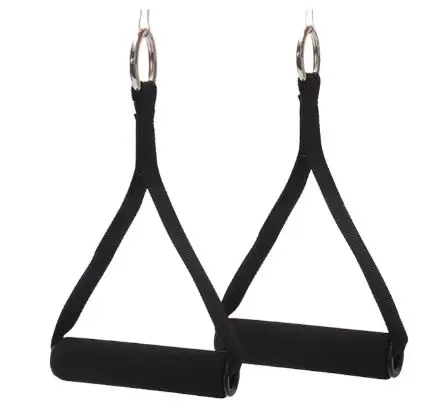 

1pair Gym Handle Bar Resistance Pull Rope Fitness Exercise Sports Accessories