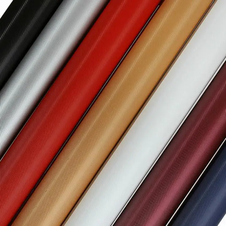

10cmx127cm 3D Carbon Fiber Vinyl Car Wrap Sheet Roll Film Car stickers and Decals Motorcycle Car Styling Accessories Color Film