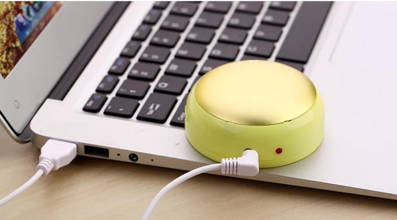Macarons USB перезаряжаемые портативные обогреватели для рук Рождественский подарок двойного назначения мини с заполняющим светильник зеркало для макияжа Мобильная мощность LF725