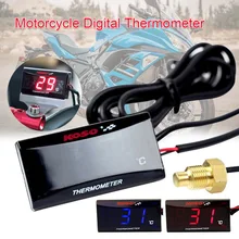 Instrumentos da motocicleta termômetro medidor de temperatura da água display lcd retroiluminação acessórios da motocicleta modifie tabela