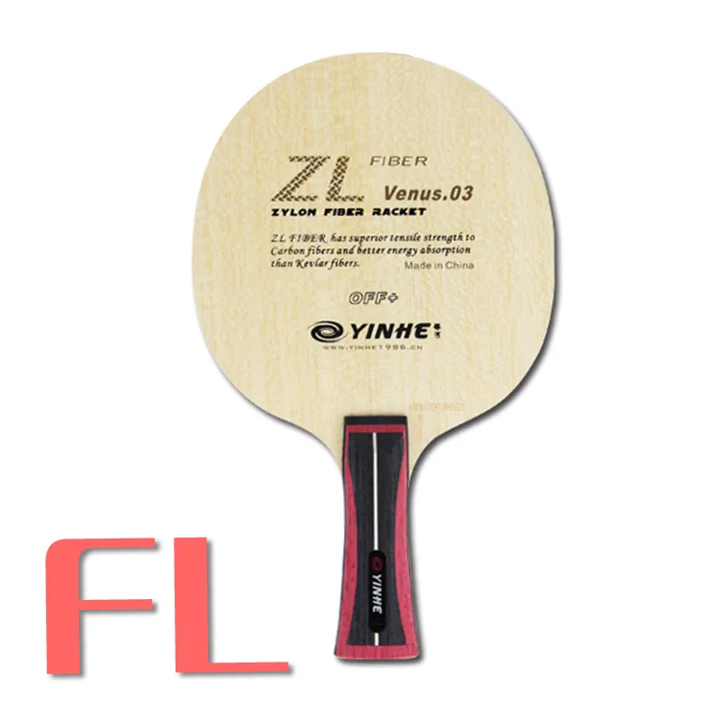 Galaxy Milky Way Yinhe V-3 ZL Venus 03 скидка+ Zylon Fiber лезвие для настольного тенниса для пинг-понга ракетка Летучая мышь весло ракетка Спортивная - Цвет: FL  long handle