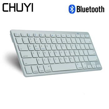 

CHUYI Wireless Bluetooth Keyboard 78 Keys Slim Computer BT 3.0 Keypad For Apple Macbook Support IOS Windows Android System