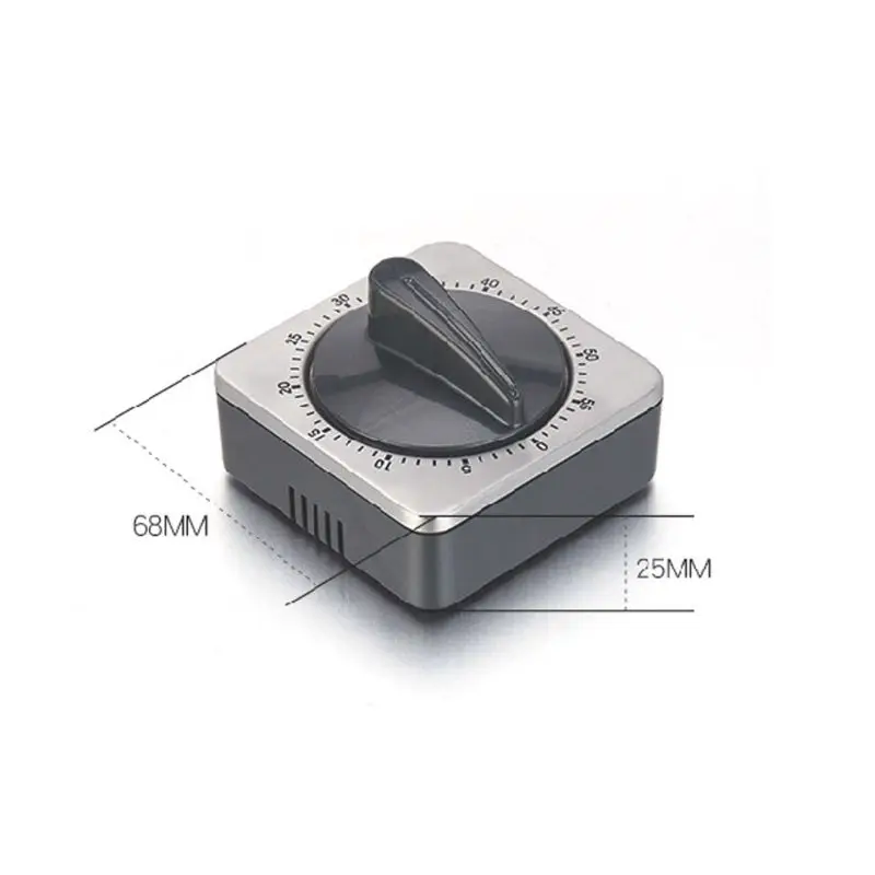 Kitchen Mechanical Timer 60min Cooking Baking Washing Steaming Sleeping Sports
