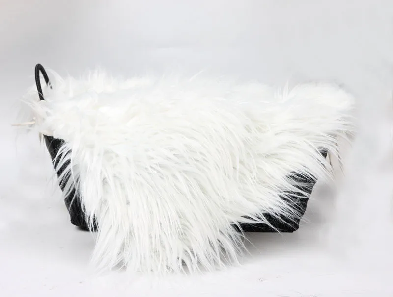 Новорожденный реквизит одеяло искусственный мех фотография защитное одеяло аксессуары для фона фотостудии