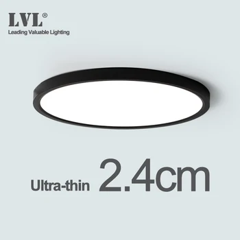 

LED Ceiling Light Black Shell 12W 18W 24W 32W 4000K Modern Surface Ceiling Lamp For Kitchen Bedroom Bathroom Lamps