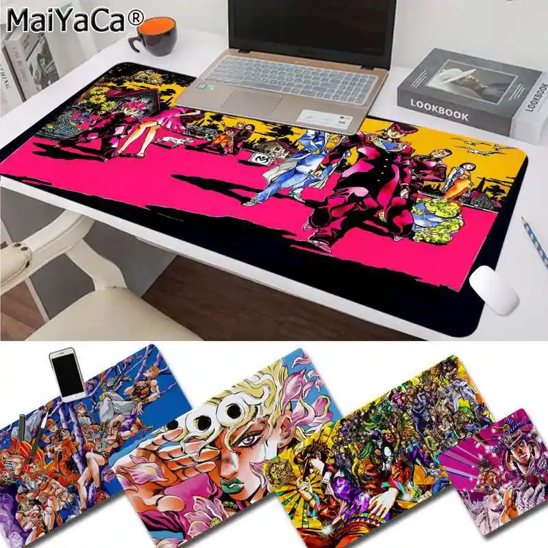 Maiyaca アニメジョジョの奇妙な冒険キーボードマットゴムマウスパッドマットデスクマット送料無料大型マウスパッドキーボードマット Mouse Pads Aliexpress