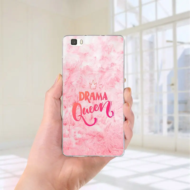 Мягкие чехлы для мобильных телефонов I Am queen Crown King Princess из ТПУ для huawei P8 P9 P10 P20 P30 Honor 6X7X7 9 mate 10 Pro Lite P Smart
