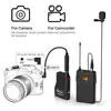 Fifine 20-Channel UHF Wireless Lavalier Lapel Microphone System with Bodypack Transmitter Lapel Mic  Receiver for camera/phones ► Photo 3/6