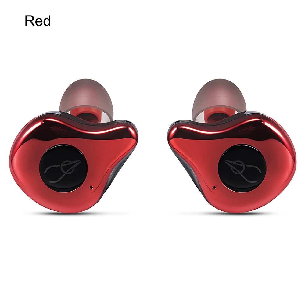 Красный Sabbat E12 Ultra TWS Bluetooth 5,0 наушники спортивные Hi-Fi стерео беспроводные наушники гарнитура с шумоподавлением чехол для зарядки - Цвет: Красный