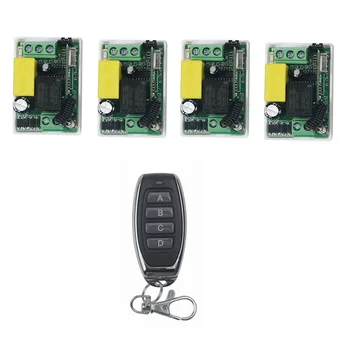 

AC 85V-220V 1CH 10A RF Wireless Remote Control Relay Switch Security System Garage Doors Gate Electric Doors shutters