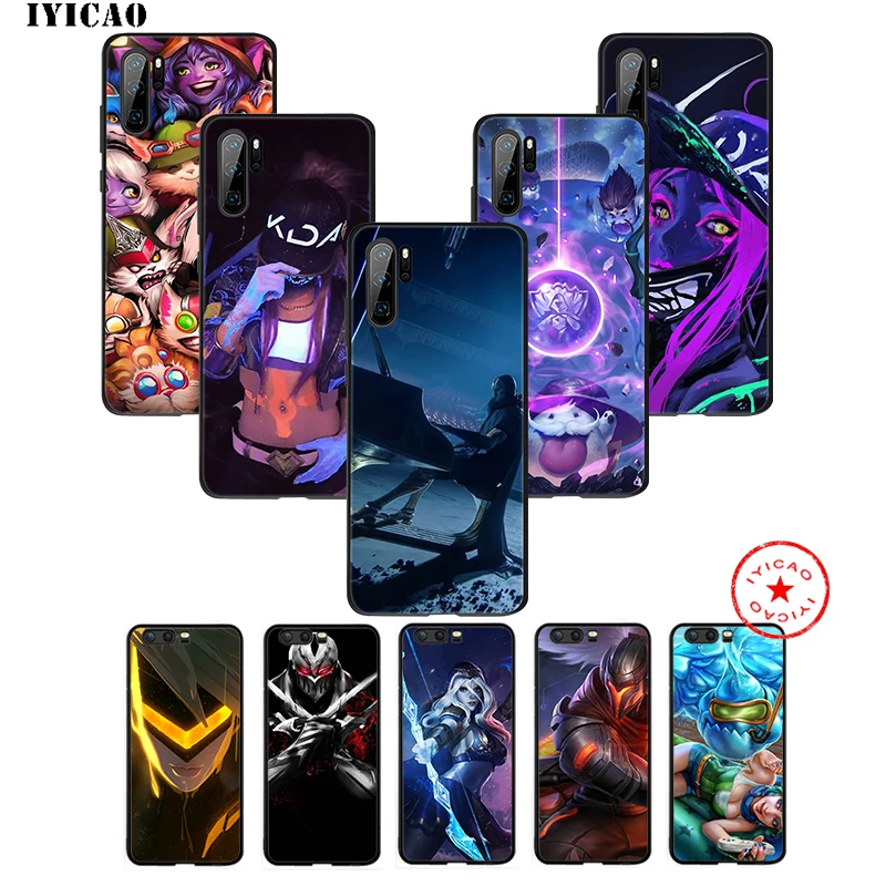 IYICAO League Of Legends Soft Case for Huawei P30 P20 P10 P9 P8 2017 2016 2015 P Smart Z Plus 2019 Mate 20 10 Lite Pro Mini |
