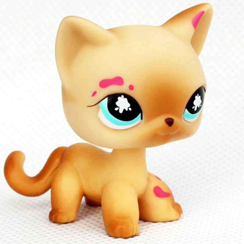 816 Лпс стоячки кошки собаки игрушки Lps кошка редкий pet shop игрушка стоит короткой шерсти Котенок Собака Такса колли спаниель great dane старая оригинальная Коллекционная фигурка - Цвет: 816