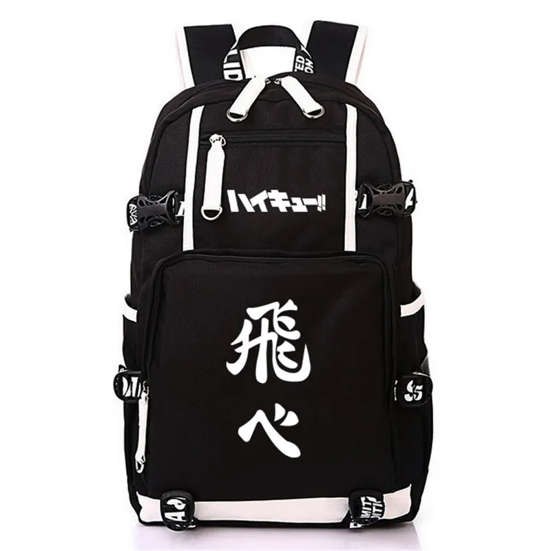 Модный рюкзак с Аниме Haikyuu, сумка для отдыха и путешествий, сумка для ноутбука mochila, сумка для девочек, студентов, подростков, мужчин и женщин