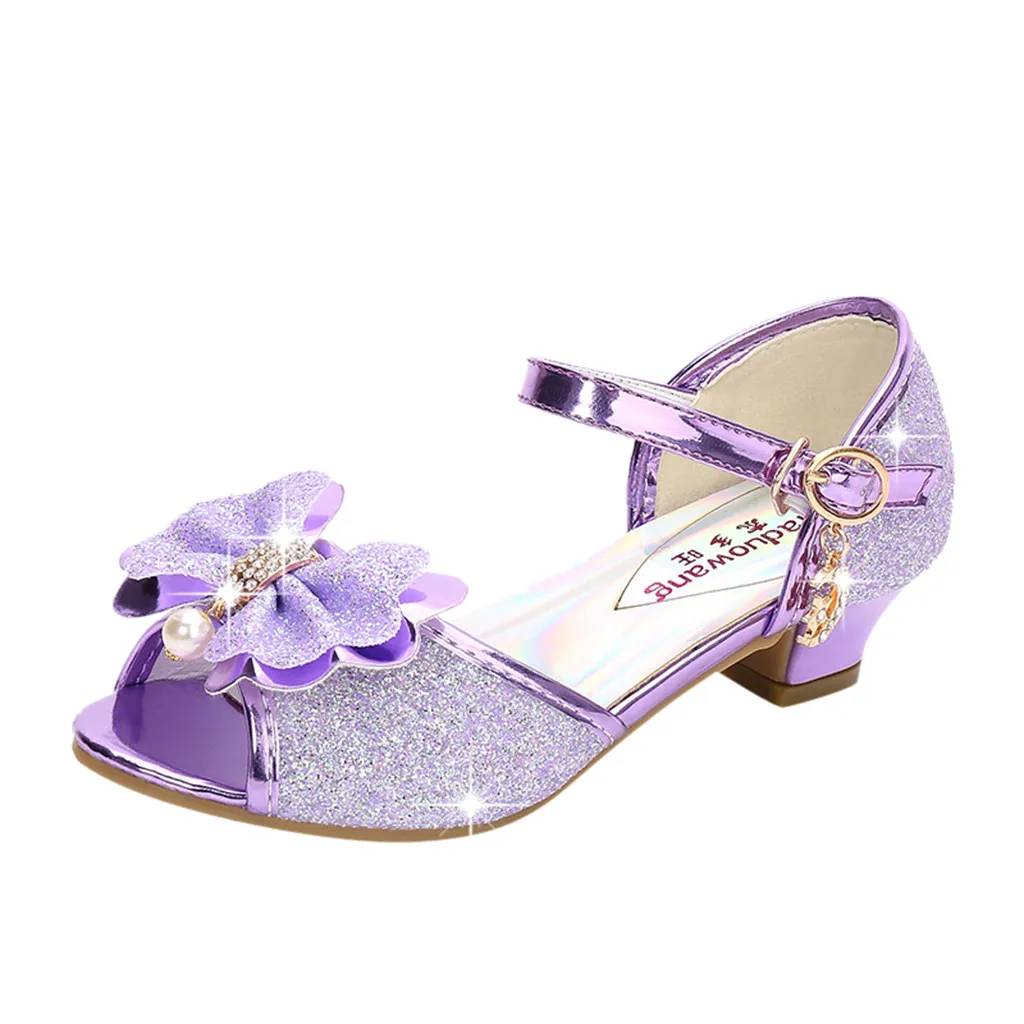 

Infant Kids Baby Girls Summer Shoes Pearl Crystal Bling Bowknot Single Princess Toddler Anti-Slip Cute Shoes Sandals Shoes #1225