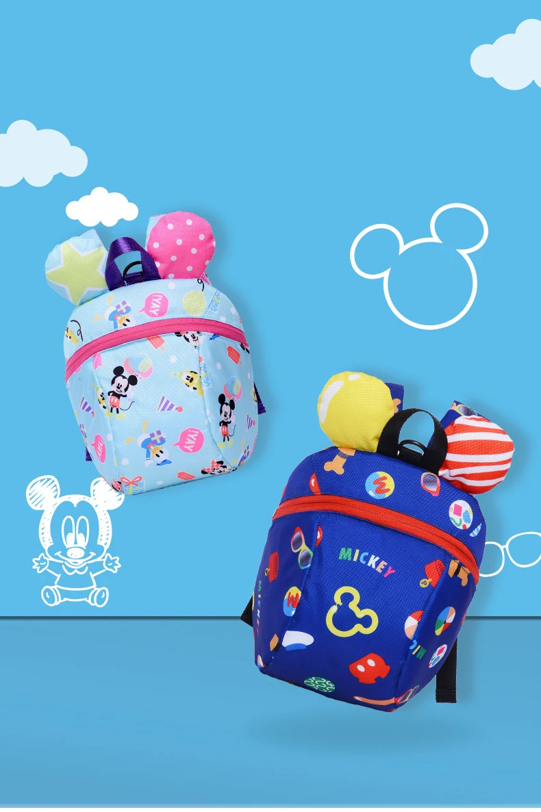 Детский рюкзак disney из утерянного рюкзака, сумка для путешествий с лентой и веревкой, Детская сумка в комплекте с веревкой