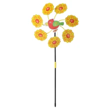 3D милые животные насекомое птица ветряная мельница ветряная вертушка Вихрь дворовый садовый Декор Игрушка