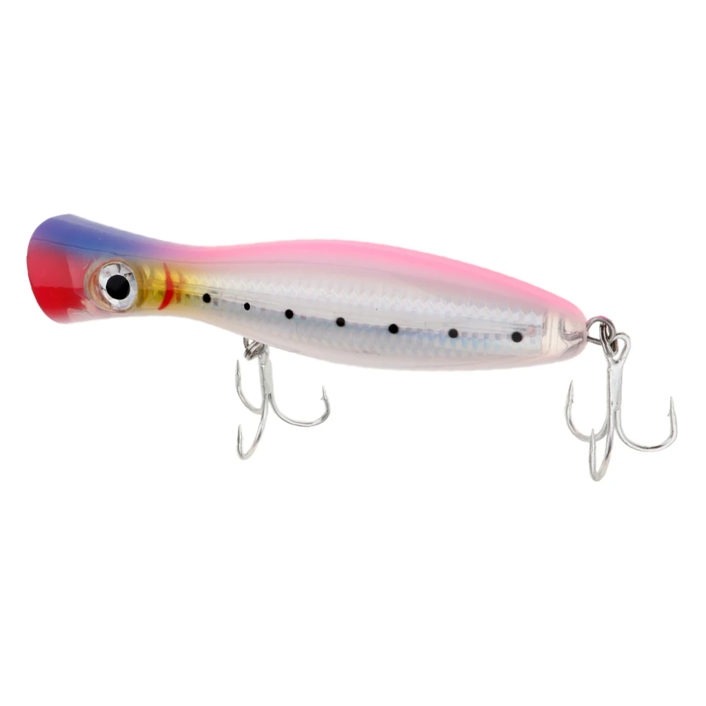  Fishing Lure Crankbait Fishing Tackle Swim Bait with Treble Hooks Topwater Baits