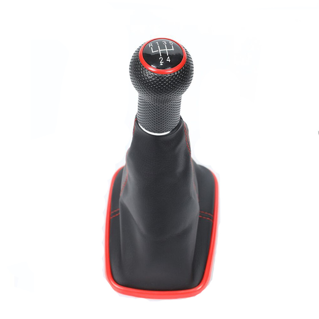Car Gear Shift Knob Gaiter Boot Cover For Volkswagen VW Golf 4 MK4 Bora Jetta GTI R32 2000 2001 2002 2003 2004 Accessory