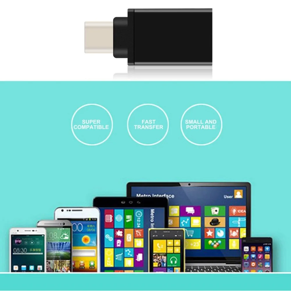Usb type C OTG адаптер USB 3,1 к USB 3,0 OTG type-C конвертер для Macbook samsung S10 s9 huawei USB-C разъем