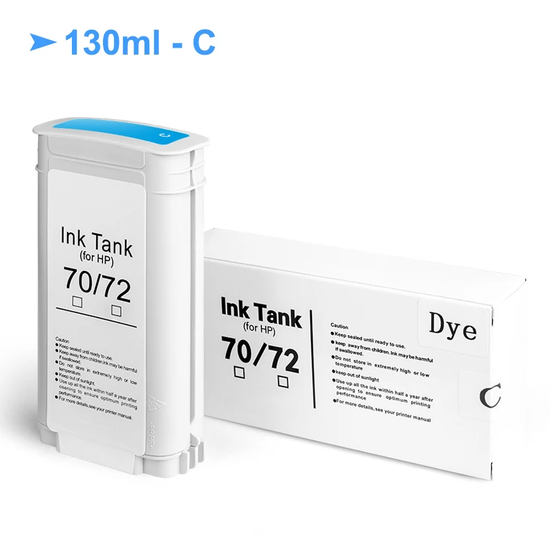 Ink Cartridge For HP 72 Compatible Ink Cartridge With Pigment Ink for HP T790-T1300 Third Party Brand