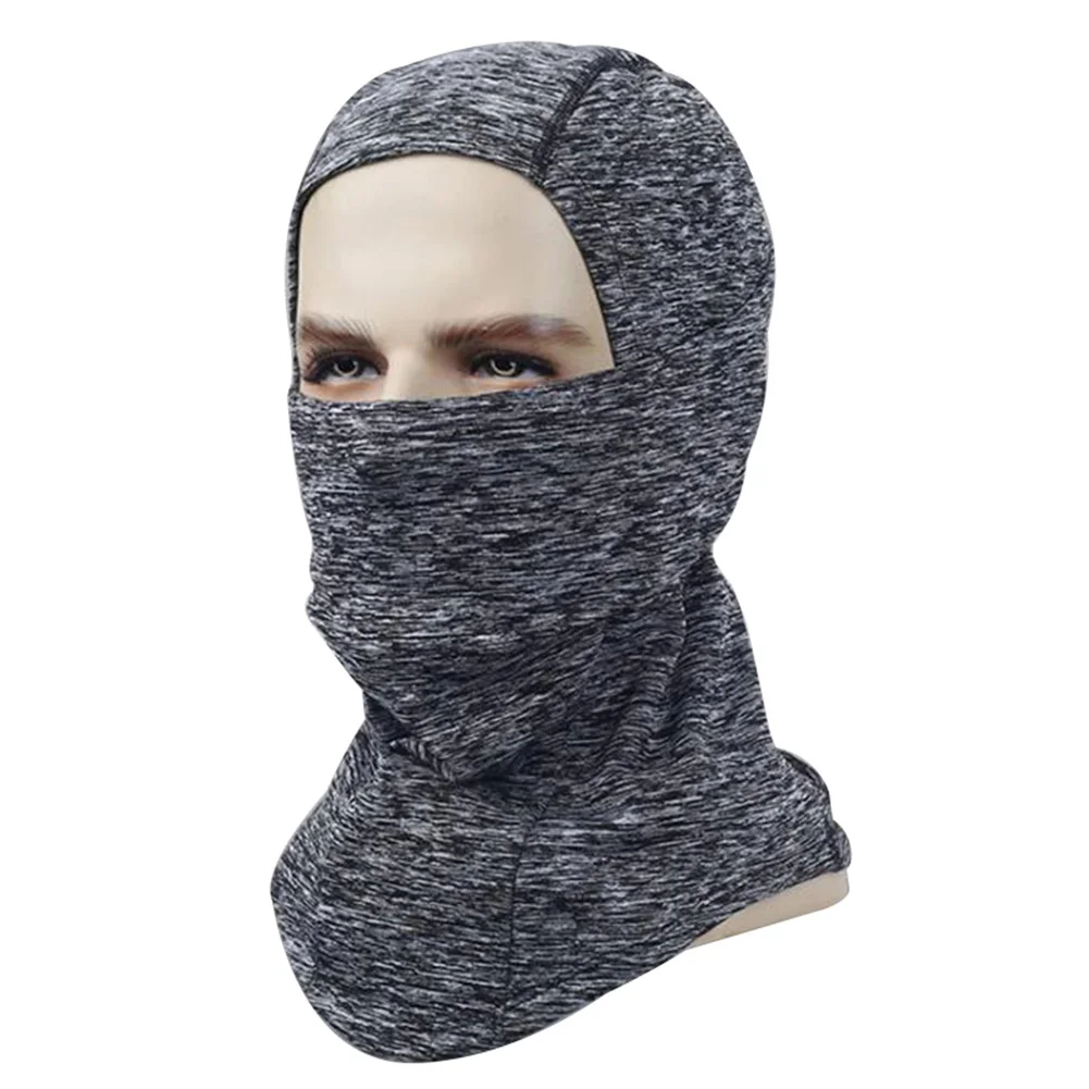 Серый Ветрозащитная Лыжная маска Coldproof для катания на лыжах и сноуборде, езды на мотоцикле, бега, рыбалки, FOU99 - Цвет: Серый