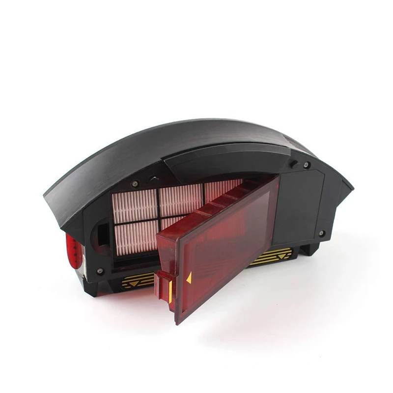 Hepa Filter Dust Collection Box and One Pair Front Rear Debris Extractor Accessories Kits for IRobot Roomba 800, 900 Series 880