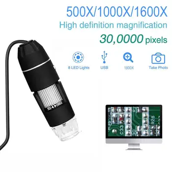 

ABS 3 in 1 Monitoring Digital Microscope Portable Hand Held Endoscope Inspection Practical Durable Endoscope Mobile Phones
