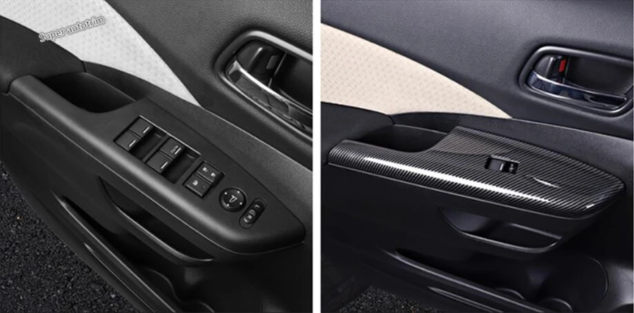 Lapetus для Honda CRV CR-V 2013 2014 2015 2016 ABS Внутренняя дверь подлокотник окно Лифт кнопку крышка аксессуары внутренней отделки 4 шт