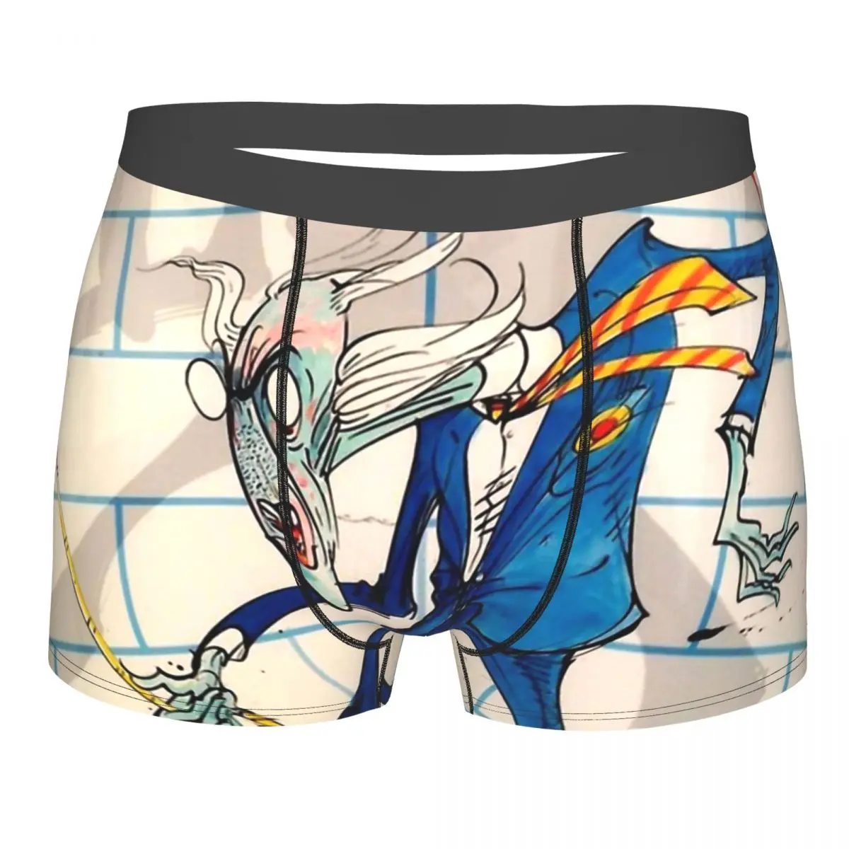 Floyd Blue Heavy Metal Underpants Homme Panties Male Underwear