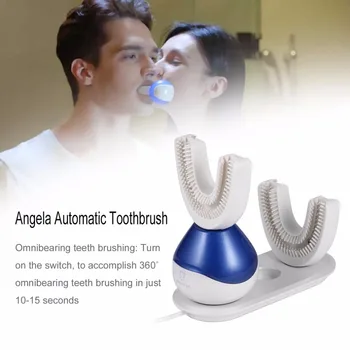 

Angela Intelligent Fully Automatic Toothbrush in 15 Seconds 360 Degree Oral Cavity Spa for Oral Health with U Type Toothbrush