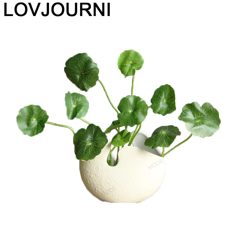 Suculenta florero decoracion ceramica vaso de flor jarrones decorativos современные аксессуары для украшения дома Современная ваза для цветов