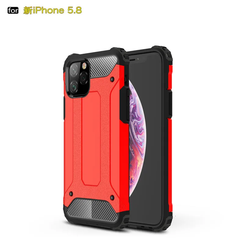 Чехол Scorpio Armor для Apple iPhone 11 Pro Max X XS XR 8 7 Plus 6 6S 5 5S SE военный класс прочный защитный чехол для телефона 100 шт