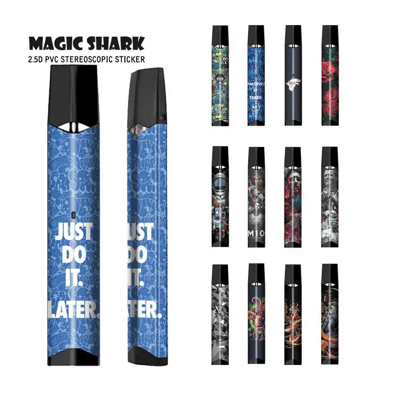 

Magic Shark Graffiti Rose Diamond M10 CR7 Messi Ronaldo Stereo Sticker Film Skin Case Cover for Smok Infinix