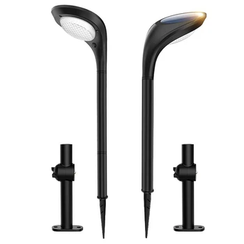 

LED Solar Lights Outdoor Waterproof Landscape Path Lamps for Garden Pathway Yard Patio Lawn with 2 Lighting Modes 2 Pack