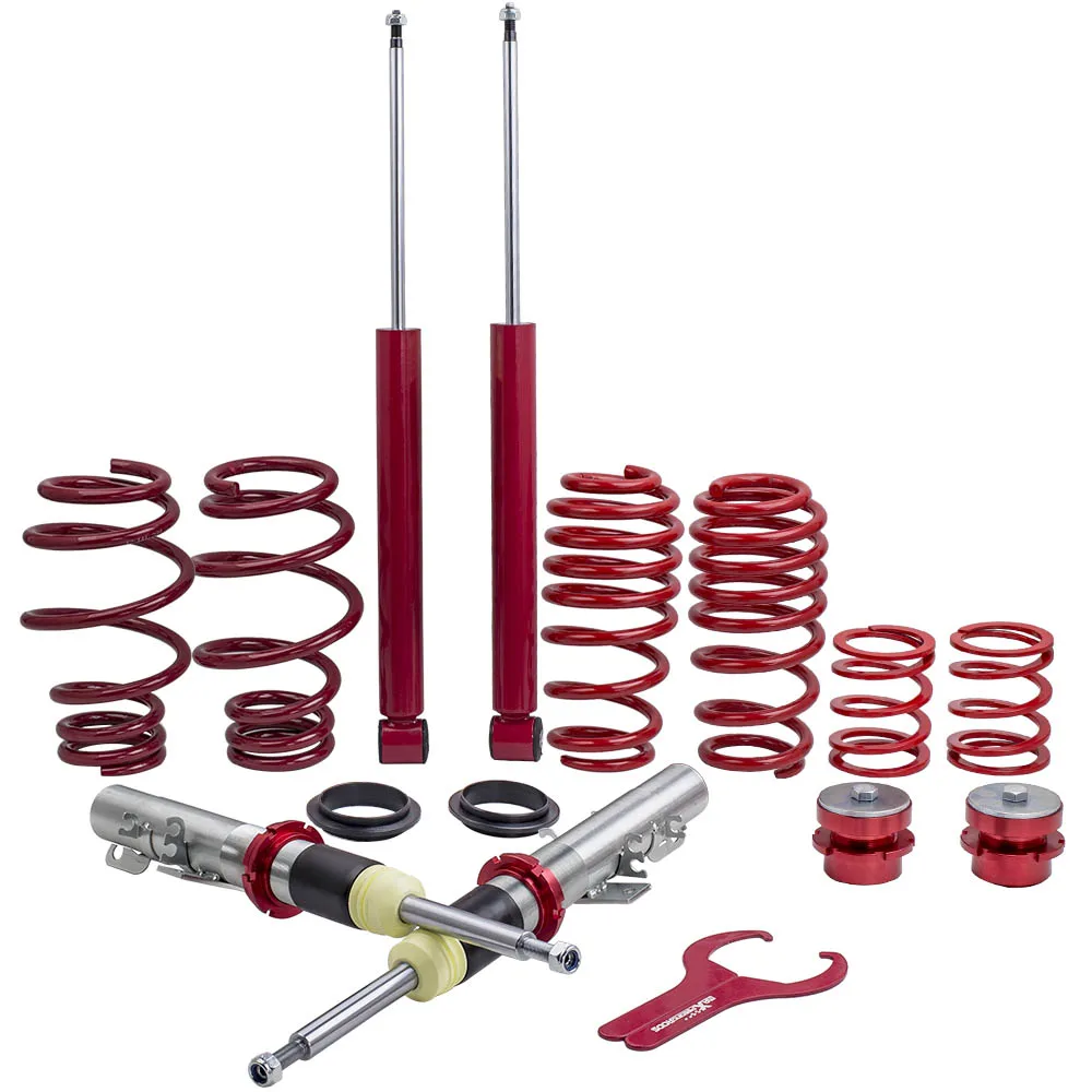 Coilover Spring Suspension Struts for VW Polo MK4 9N for Skoda Fabia