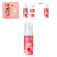 

60ml Great Lightweight Fruit Flavor Toddler Teeth Mouth Clean Foam Toothpaste for Kindergarten Toothpaste Baby Toothpaste