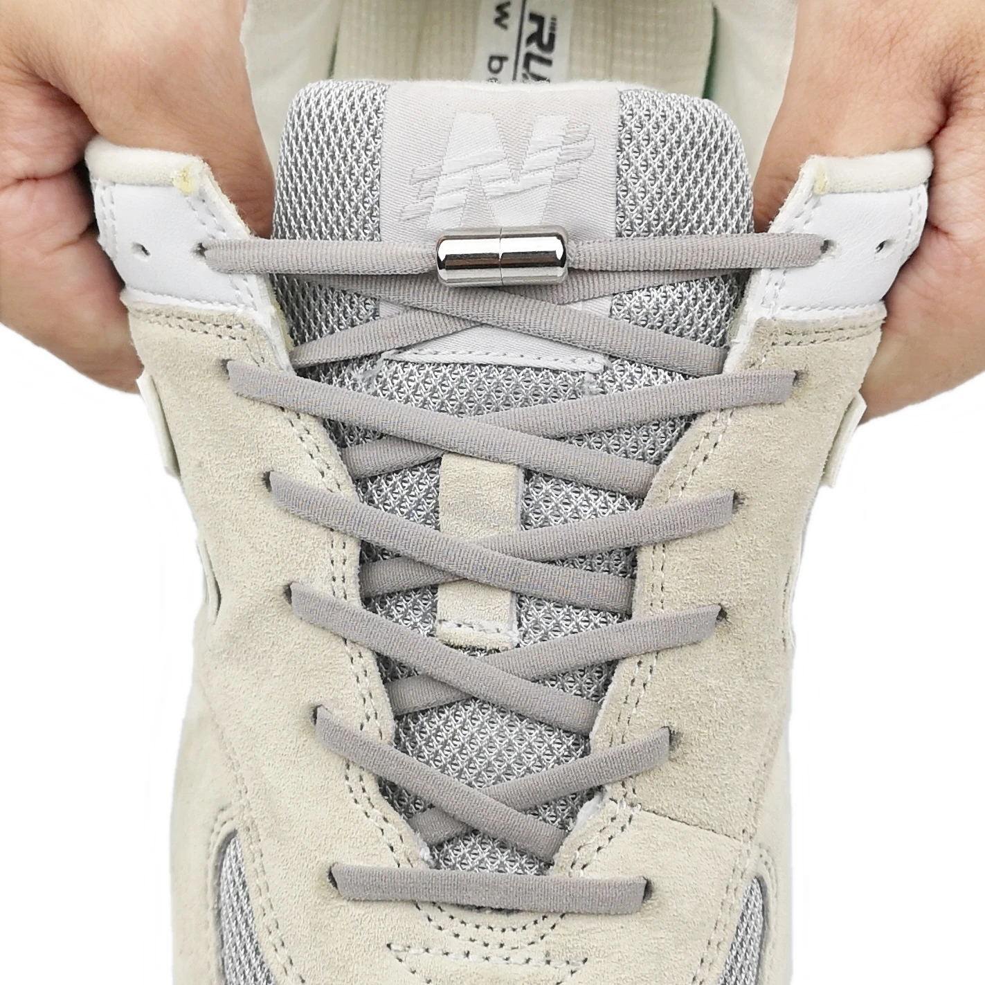 1Pair Elastic Shoelaces Without Ties for Sneakers Kids Adults